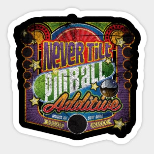 Never Tilt Pinball Additive Sticker